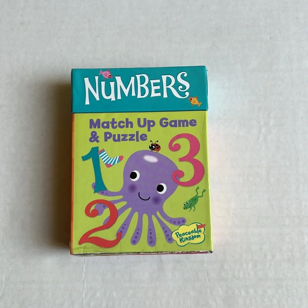 Alex ABC Cards & Numbers Match Game EUC - Picture 6 of 8